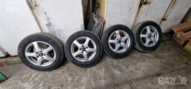 Продавам джанти 5x112 R15 ронал с летни гуми 195/60/15, снимка 1 - Гуми и джанти - 40348703