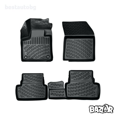 3D Автомобилни гумени стелки GMAX тип леген за Citroen C5 (2008-2017)