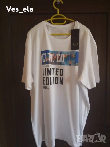 нова бяла тениска SMOG , снимка 1 - Тениски - 26506556