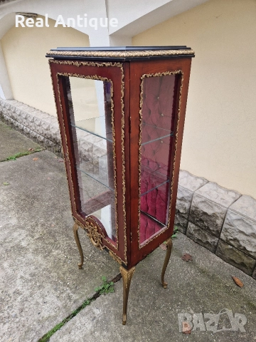 Уникална антикварна френска витрина Луй 15, снимка 5 - Антикварни и старинни предмети - 52704516