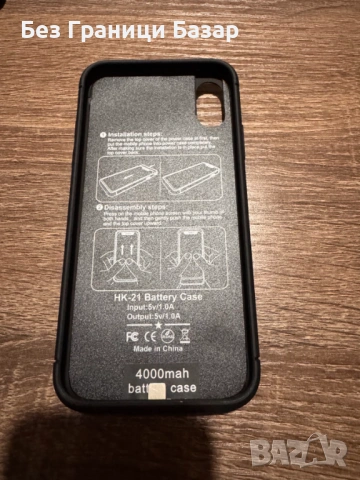 Нов Power case за iPhone X 4000mAh външна батерия калъф кейс Айфон, снимка 4 - Калъфи, кейсове - 53174647