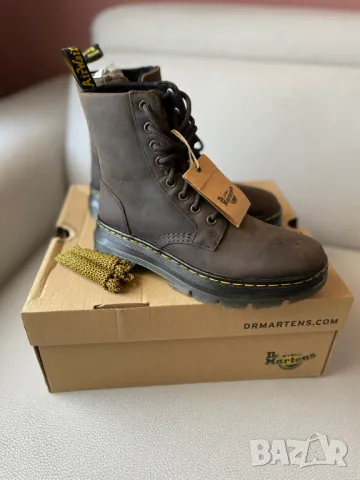 Dr. Martens Combs Crazy Horse Дамски кубинки, 36 EU, снимка 5 - Дамски боти - 49779403