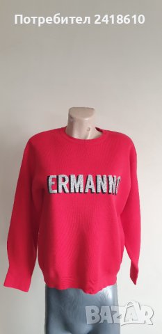Ermanno Scervino Knit Womens Size 40/M НОВО! ОРИГИНАЛ! Пуловер Блуза!, снимка 7 - Пуловери - 43777977