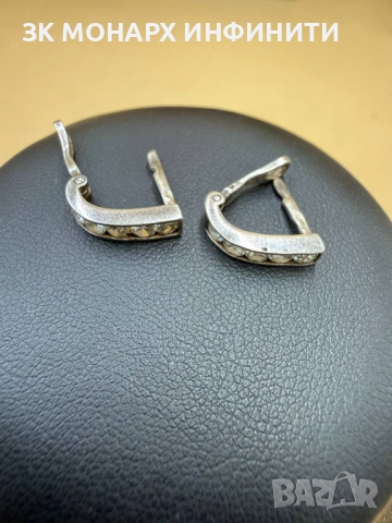 Сребърни обеци /925/, снимка 5 - Обеци - 52382744