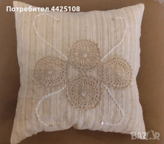 Декоративни винтидж възглавници , снимка 4 - Декорация за дома - 51124648
