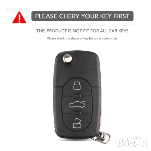 Силиконов кейс (калъф) за Audi A2 A3 S3 A4 S4 RS4 A6 S6 allroad A8 S8 TT, снимка 5 - Аксесоари и консумативи - 50210526