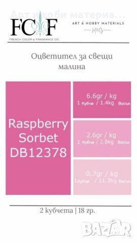 Оцветител за свещи 2 кубчета – 18 гр., снимка 1 - Други - 43352895