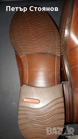Елегантни мъжки обувки от естествена кожа ROCKPORT №45, снимка 9 - Официални обувки - 27725843