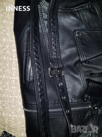 Кожено яке, снимка 4 - Якета - 28916561