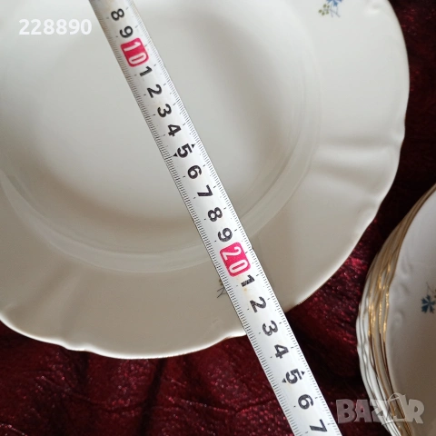 Български порцелан сервиз -35части, снимка 14 - Антикварни и старинни предмети - 53219008