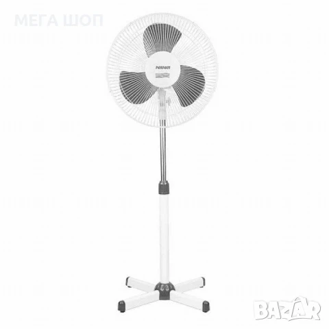 Вентилатор 16'' PERFECT FM-3231/FM-3240, 40W, 2бр в кутия, бяло/сиво, бял, снимка 2 - Вентилатори - 50563300