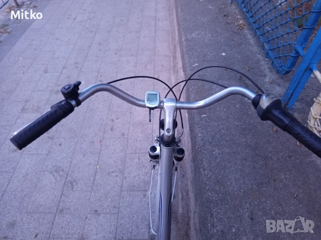 28 цола алуминиев велосипед с 7 скорости усилени капли амортисьори предни като нов , снимка 8 - Велосипеди - 50739721