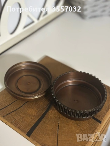 Ретро медна кутия , снимка 3 - Антикварни и старинни предмети - 53484093