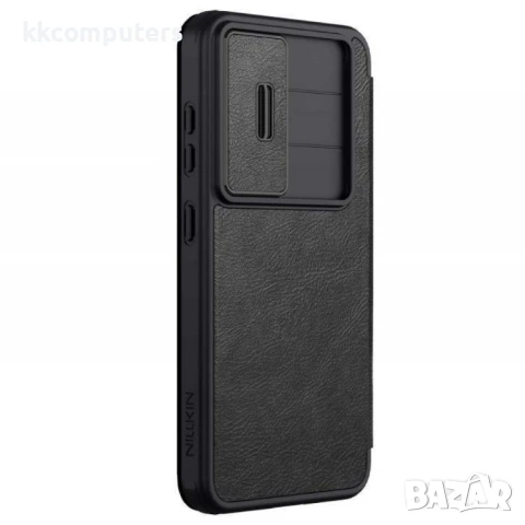 Samsung Galaxy S25 5G Nillkin QIN Кожен Калъф и Протектор, снимка 4 - Калъфи, кейсове - 51417689