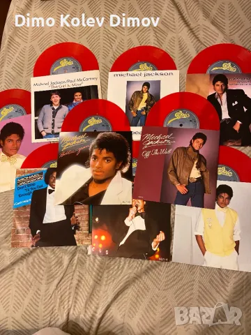 Michael Jackson Red Singles Collection. Mega Rare!, снимка 10 - Грамофонни плочи - 49261766