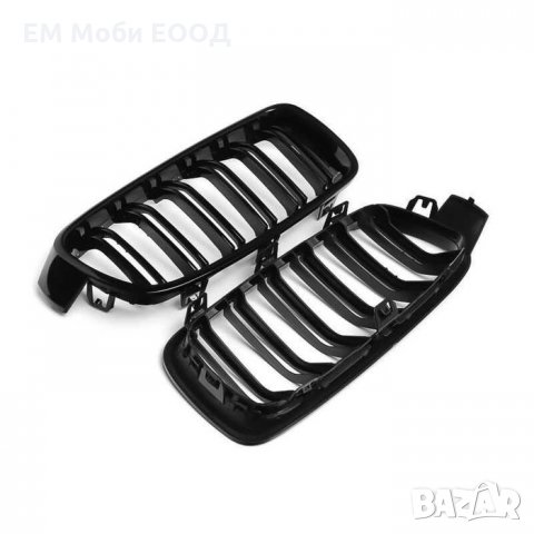 Решетки Бъбреци за БМВ BMW 3 серия F30 F31 2012+ Черен Гланц Двойни, снимка 7 - Аксесоари и консумативи - 32874909