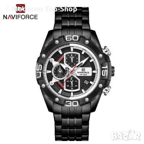 Мъжки часовник Naviforce Хронограф NF 8018 BBB., снимка 3 - Мъжки - 34769874