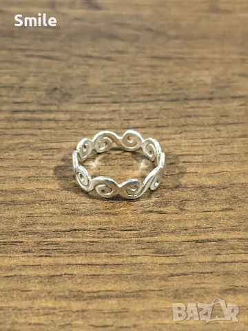 Сребърен пръстен, размер 5