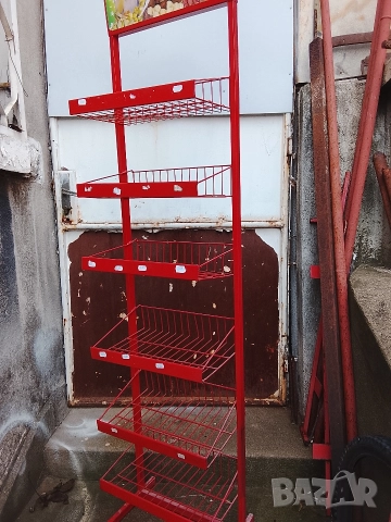 стелаж, снимка 2 - Стелажи и щандове - 52584932