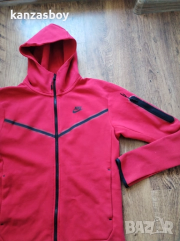 Nike Sportswear Tech Fleece Men's Full-Zip Hoodie - страхотно мъжко горнище С, снимка 4 - Спортни дрехи, екипи - 52228150