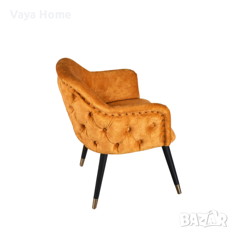 Трапезен стол, Stellar, Жълт, снимка 5 - Столове - 44854966