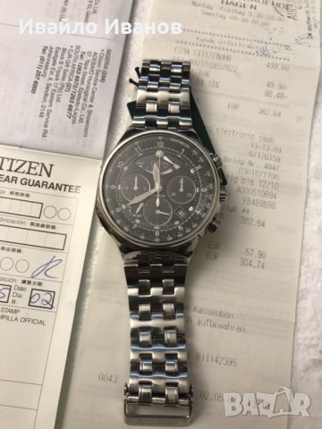 Часовник Citizen  eco-drive Promaster AV0030-60E Sapphire Citizen 2100 E210, снимка 3 - Мъжки - 35403103