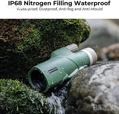 Нов 12X50 IP68 Водоустойчив HD монокъл телескоп/Туризъм Лов Къмпинг, снимка 8 - Друга електроника - 49622099