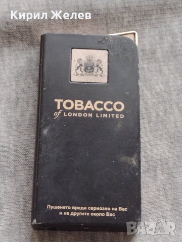 МАРКОВА МЕТАЛНА ЗАПАЛКА TOBACCO LONDON LIMITED МНОГО КРАСИВА СТИЛЕН ДИЗАЙН 34125, снимка 2 - Запалки - 39027571