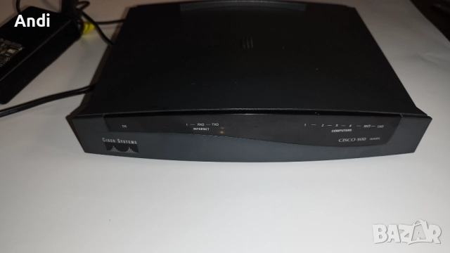 Рутер Cisco 831 - 10/100 Mbps , снимка 9 - Рутери - 52683901