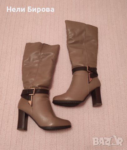 Елегантни дамски ботуши МАТ СТАР, снимка 2 - Дамски ботуши - 43049718