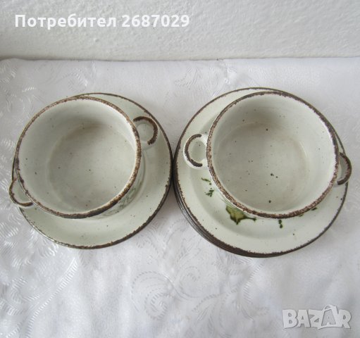 Марков сервиз от 8 части Керамика, съд, чиния, купа stoneware, снимка 15 - Сервизи - 28949879