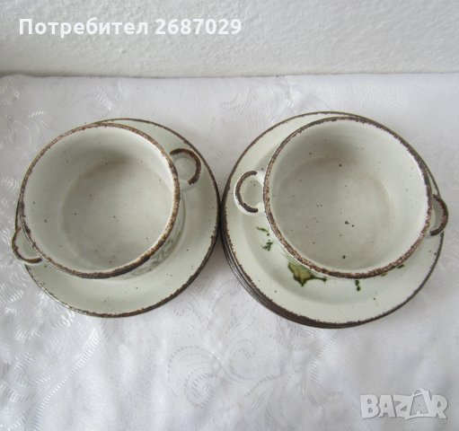 Марков сервиз от 8 части Керамика, съд, чиния, купа stoneware, снимка 16 - Сервизи - 28949879