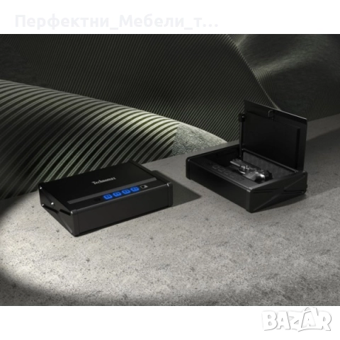 Каса с пръстов отпечатък за 2 късоцевни пистолета,сейф за пистолет внос италия, снимка 2 - Бойно оръжие - 51960086