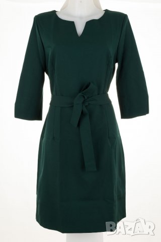 Рокля с колан в зелен цвят марка Colour Mist - XL