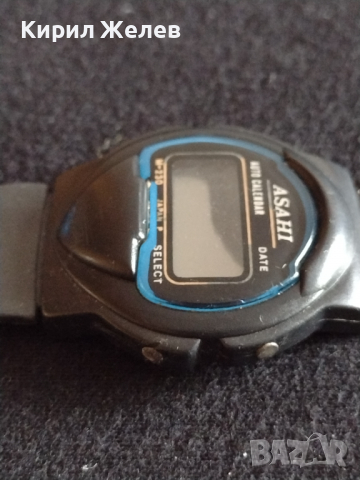 Стар модел електронен часовник ASAHI WATER RESIST интересен модел - 26994, снимка 3 - Мъжки - 36554631