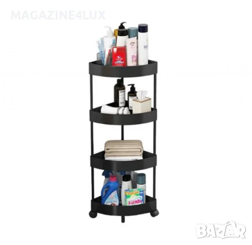 🧺 Ъглова въртяща се поставка Corner Storage Rack, снимка 2 - Други стоки за дома - 51349256