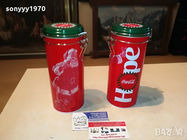 coca cola 2бр метални кутии за колекция 2107211131, снимка 8 - Колекции - 33583643