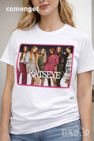 НОВО! Детски тениски KATSEYE K-POP BTS! Поръчай модел с ТВОЯ идея!, снимка 2 - Детски тениски и потници - 52814313