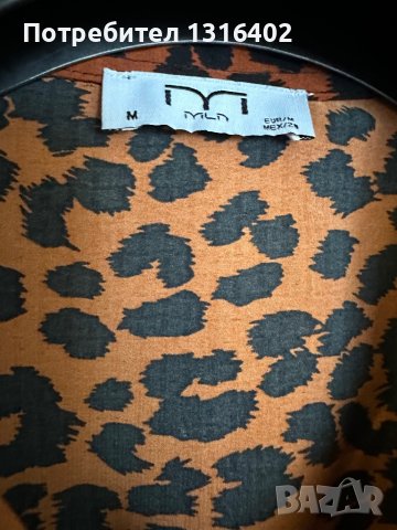 Елегантна риза в леопардов принт размер М, снимка 2 - Ризи - 40084254