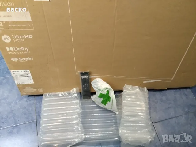 оригинален голям 4к смарт телевизор Филипс 2022год. модел за смяна на екран или за части , снимка 2 - Телевизори - 49971410