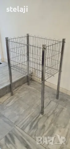 Търговско оборудване за хранителен магазин - стелажи, кошници, колички, снимка 14 - Стелажи и щандове - 49451376