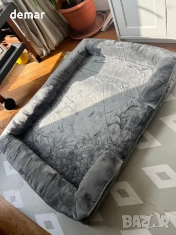 paradise pets легло за кучета, миещо се и супер меко с неплъзгащо се дъно, 97cmx71cmx16 cm, сиво, снимка 7 - За кучета - 49709461