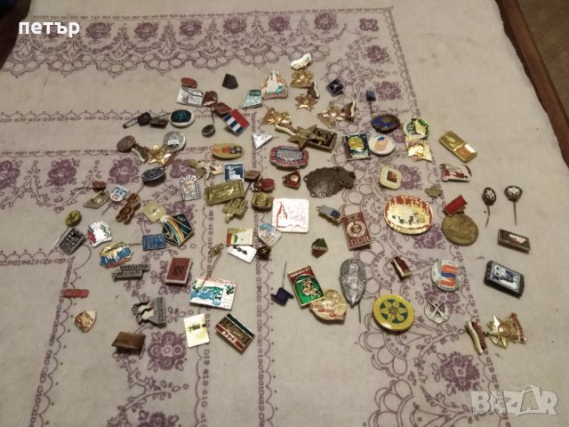 Значки различни 90броя, снимка 1