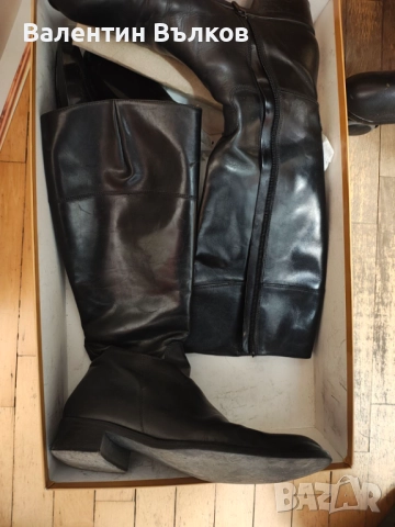 Женски кожени ботуши , снимка 3 - Дамски ботуши - 52472090