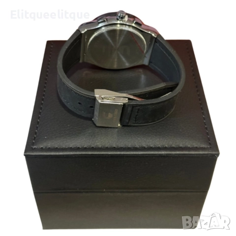 Луксозен мъжки часовник със стилен циферблат, снимка 2 - Мъжки - 52275971