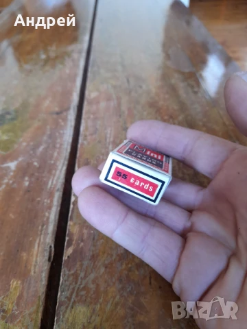 Стари Мини карти за игра, снимка 3 - Други ценни предмети - 51170700