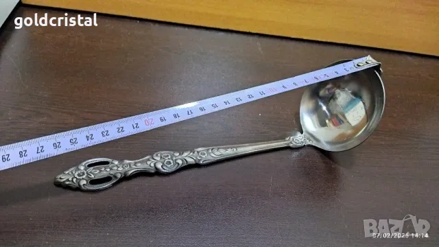 стар немски прибор черпак , снимка 4 - Антикварни и старинни предмети - 49016831