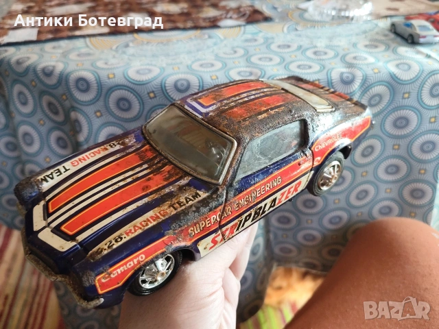 Стара играчка ламаринена Камаро, снимка 4 - Колекции - 53474661