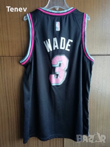 NBA Miami Heat Dwyane Wade MIAMI VICE Nights Nike Swingman Jersey оригинален потник , снимка 2 - Тениски - 36685664