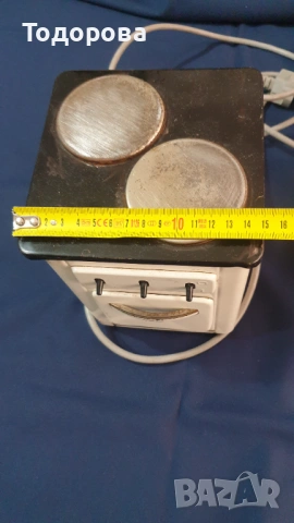 Старинен умален рекламен  модел на елктрическа печка, снимка 8 - Антикварни и старинни предмети - 53061656